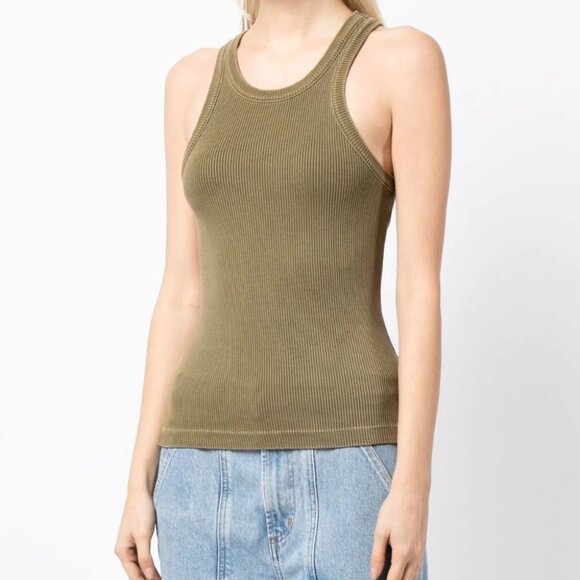 AGOLDE Bailey ribbed tank top, uniform, XS, NWT - Picture 2 of 11